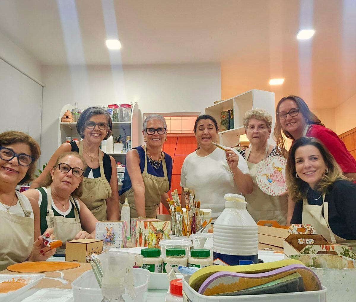 GESTO CONCRETO: Oficinas de Páscoa em prol do Mensageiros da Luz