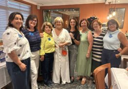 ACONTECEU NO ROTARY BOQUEIRÃO: Dinâmica com Madrinhas e Afilhadas