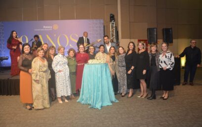PARABÉNS, ROTARY CLUB DE SANTOS BOQUEIRÃO,PELOS 19 ANOS