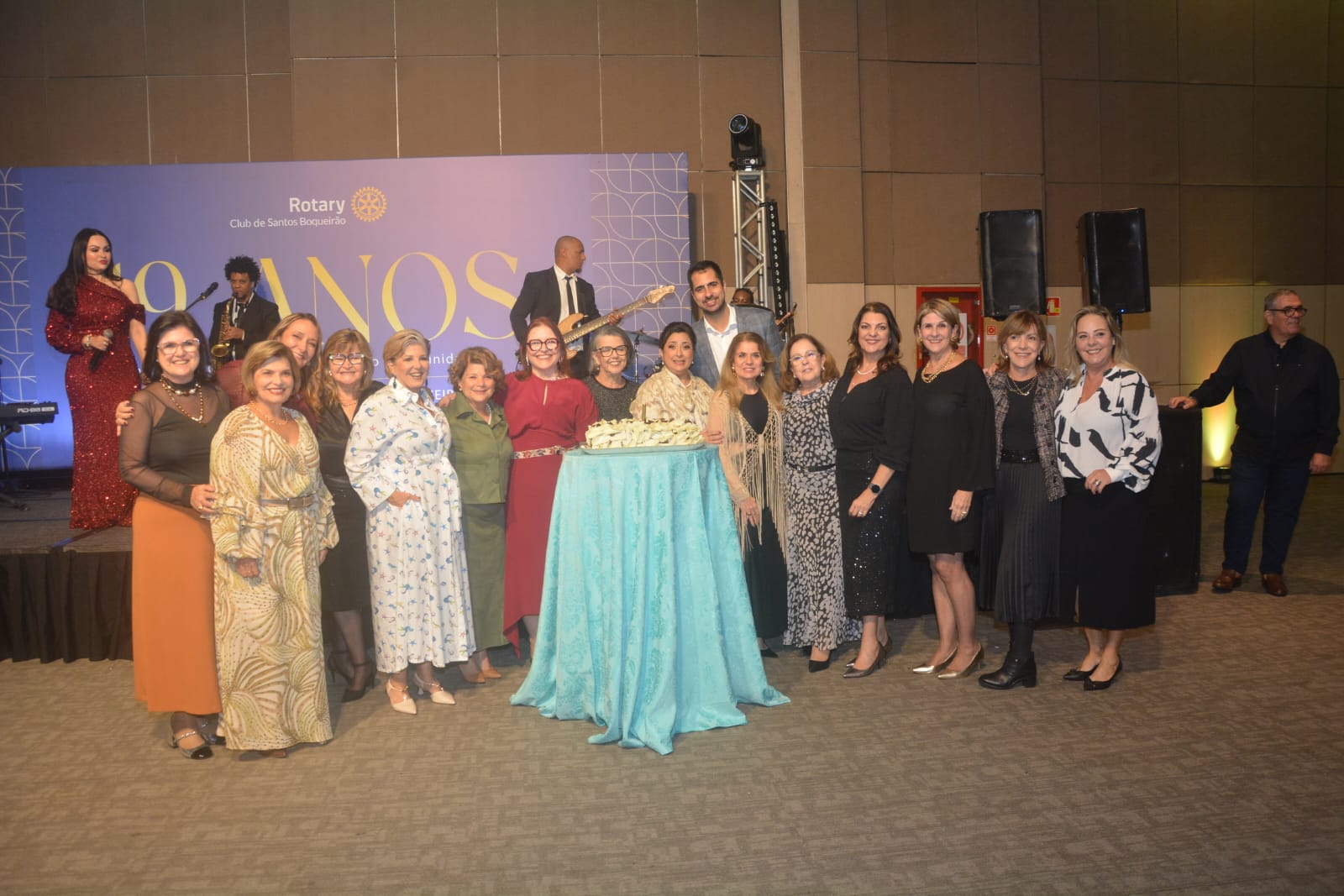 PARABÉNS, ROTARY CLUB DE SANTOS BOQUEIRÃO,PELOS 19 ANOS